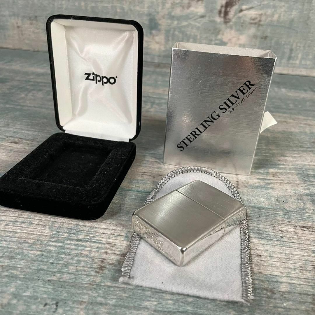 美品 ZIPPO STERLING SILVER 2019 シルバー 純銀 箱付