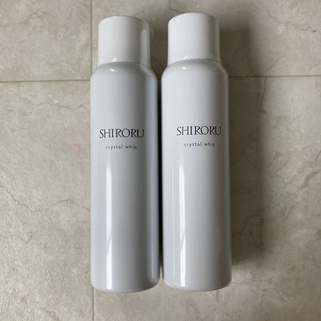 シロル SHIRORU クリスタルホイップ 2本セット 泡洗顔