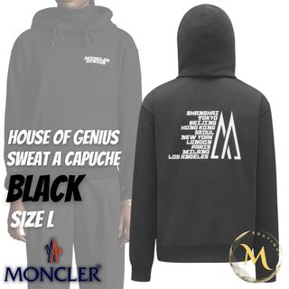 未使用・正規品☆MONCLER HOUSE OF GENIUS パーカー 黒　L