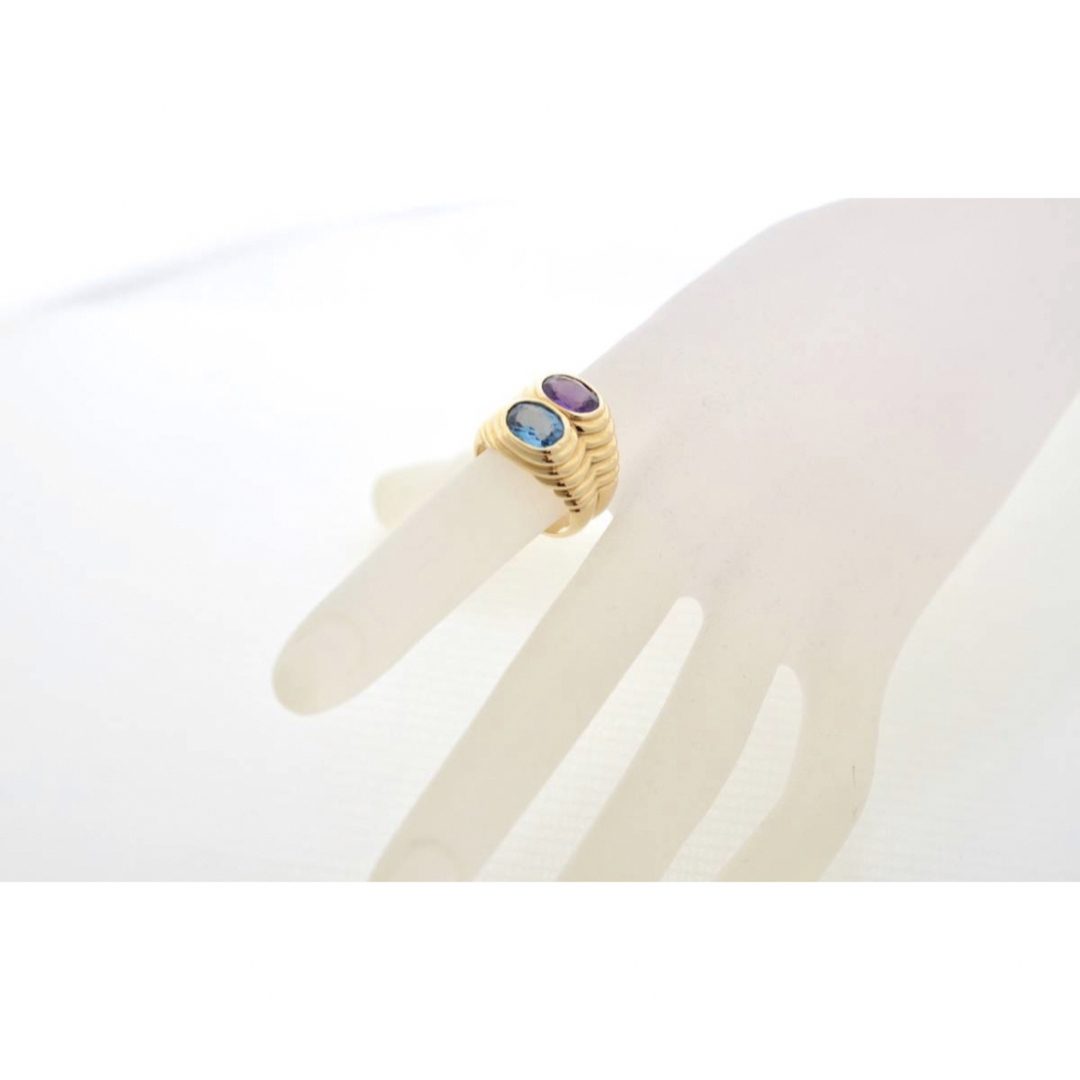 BVLGARI - ☆ブルガリ☆750YG☆ドッピオバチェラートリング BVLGARI - ☆ブルガリ☆750YG☆ドッピオバチェラートリング
