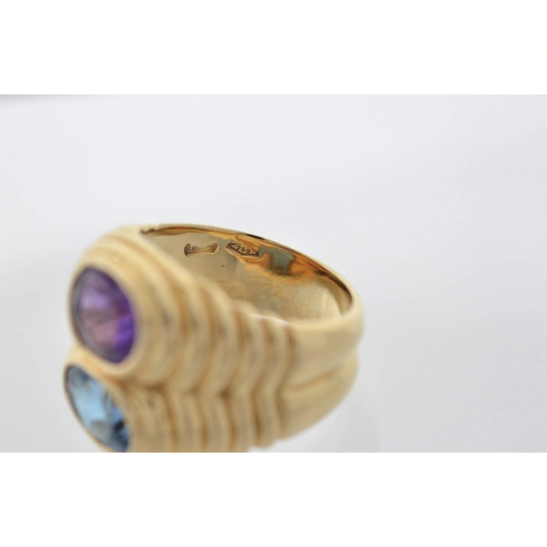 BVLGARI - ☆ブルガリ☆750YG☆ドッピオバチェラートリング BVLGARI - ☆ブルガリ☆750YG☆ドッピオバチェラートリング