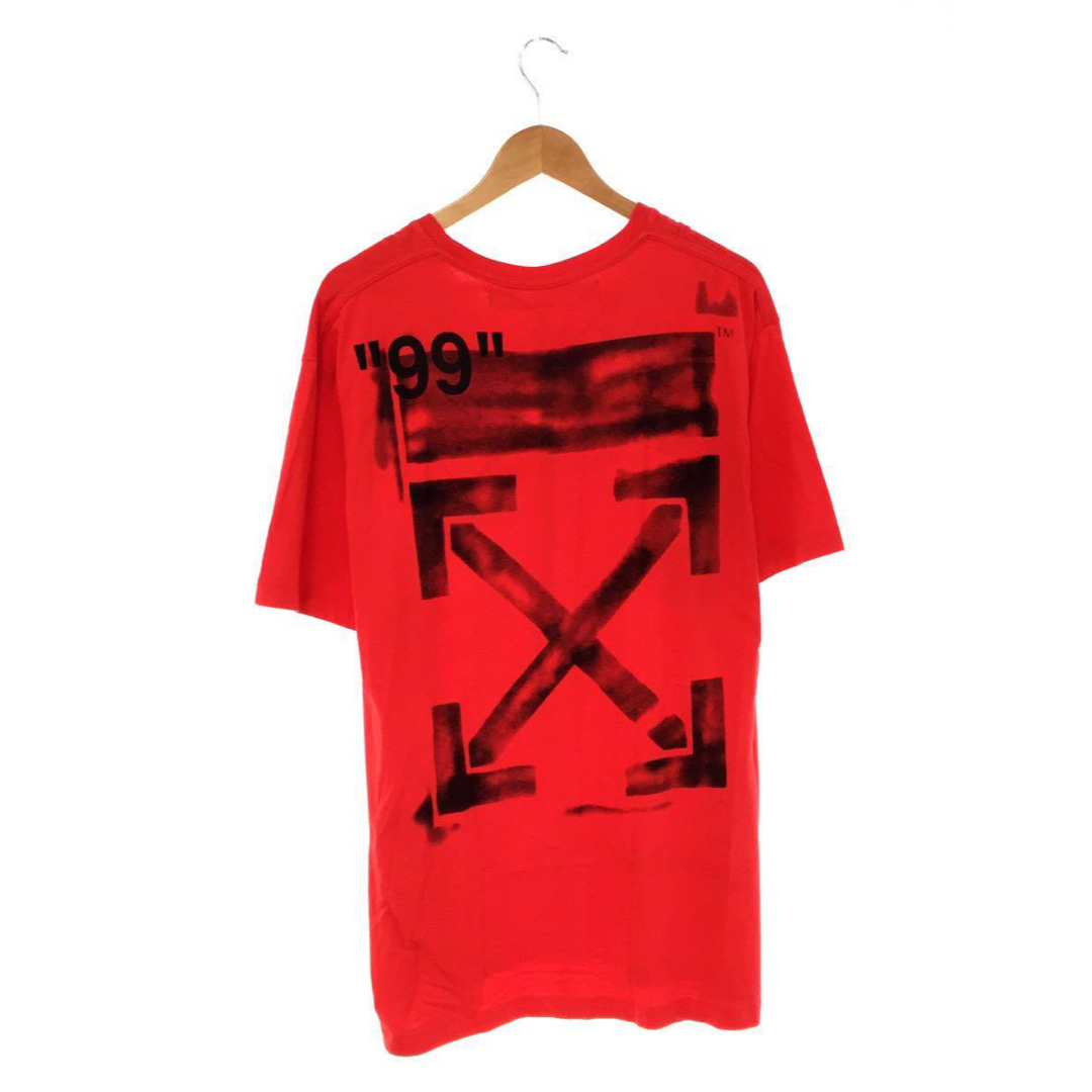 新品未使用　off-white ｵﾌﾎﾜｲﾄ メンズ 半袖 Tシャツ 赤 | フリマアプリ ラクマ