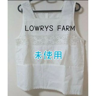 ローリーズファーム(LOWRYS FARM)のローリーズファーム  レース切り替えノースリーブスブラウス(シャツ/ブラウス(半袖/袖なし))