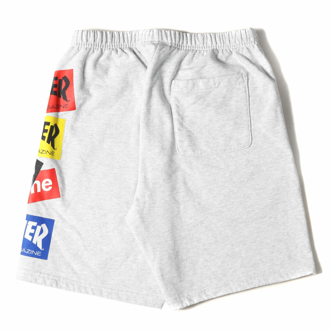 Supreme シュプリーム パンツ サイズ:S 21AW THRASHER スラッシャー マルチロゴ スウェット ショーツ Multi Logo Sweatshort アッシュグレー ボトムス ショートパンツ スケートブランド 【メンズ】【中古】【美品】