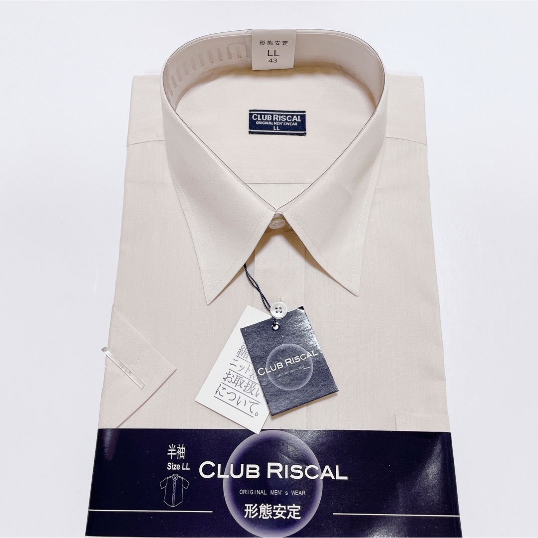 CLUB RISCAL 形態安定　ワイシャツ　半袖　LL-43 メンズのトップス(シャツ)の商品写真