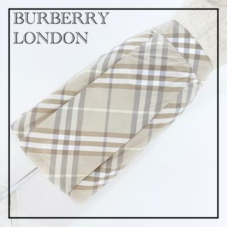 バーバリー(BURBERRY)の«BURBERRY LONDON» 日本製 チェック スカート ベージュ 可愛い(ひざ丈スカート)