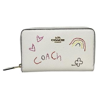 コーチ(COACH)の未使用 コーチ レザー 財布 COACH アウトレット ミディアム ID(財布)