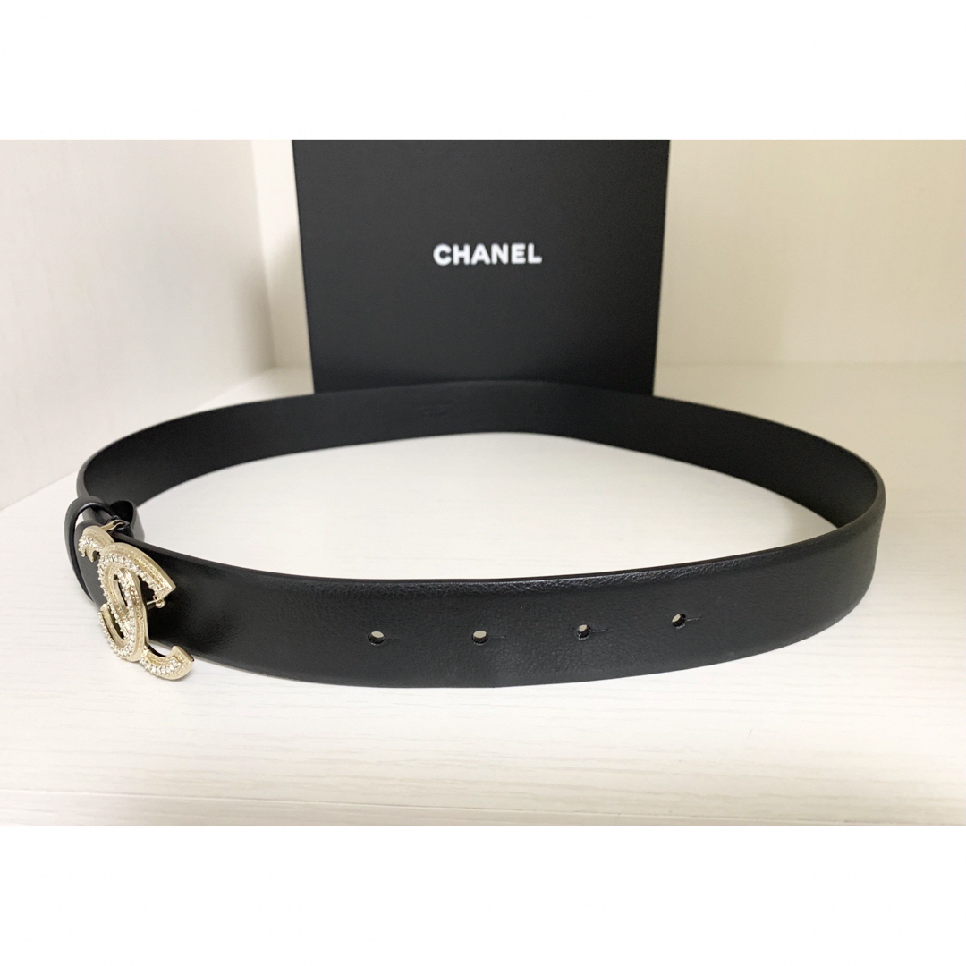 CHANEL♡パテントCCロゴベルト