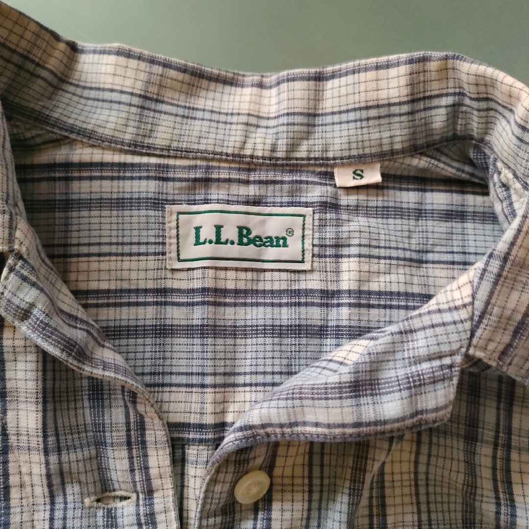 L.L.Bean(エルエルビーン)のL.L.BEAN エルエルビーン  チェック  半袖シャツメンズSレディスM メンズのトップス(シャツ)の商品写真