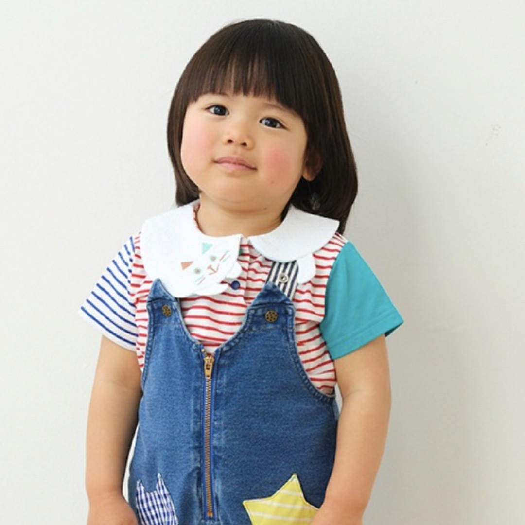 新品 ベイビーチアー babycheer キッズ ネコ 半袖Tシャツ 100