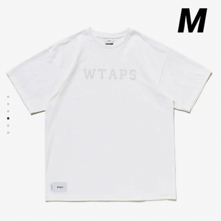 WTAPS ダブルタップス カレッジ ロゴ Tシャツ XL ホワイト www ...