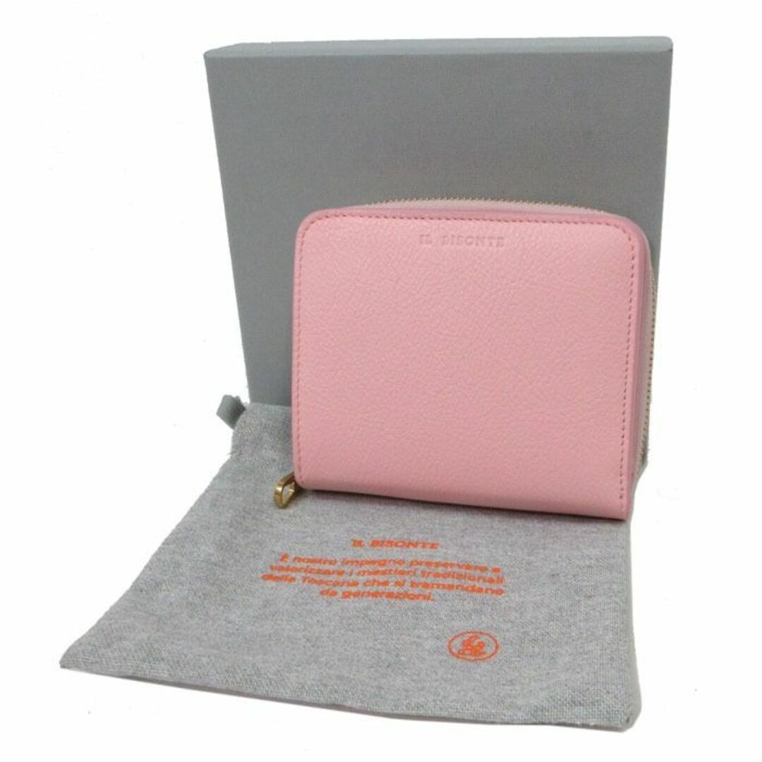 IL BISONTE(イルビゾンテ)の【新品】イルビゾンテ 財布 SSW003 PVX001 PK180(ピンク系) レディースのファッション小物(財布)の商品写真
