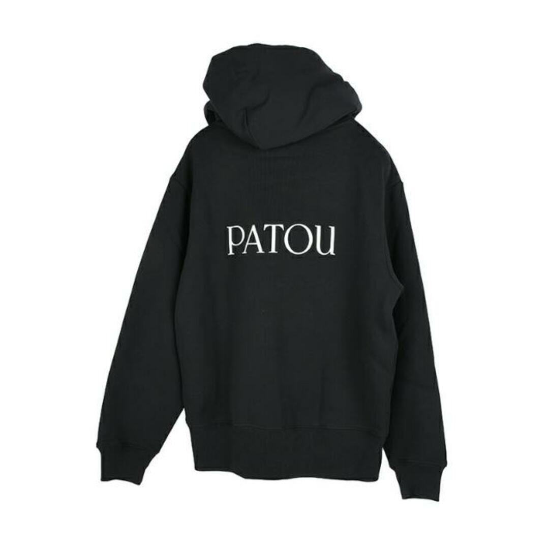 パーカーPATOU パトゥ ロゴ フルジップパーカー フーディ イタリア正規品 JE0079995 999B 新品 ブラック