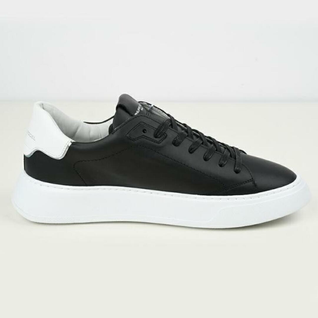 PHILIPPE MODEL(フィリップモデル)のPHILIPPE MODEL PARIS フィリップモデル メンズ TEMPLE LOW スニーカー 靴 イタリア正規品 BTLU V002 新品 ブラック メンズの靴/シューズ(スニーカー)の商品写真