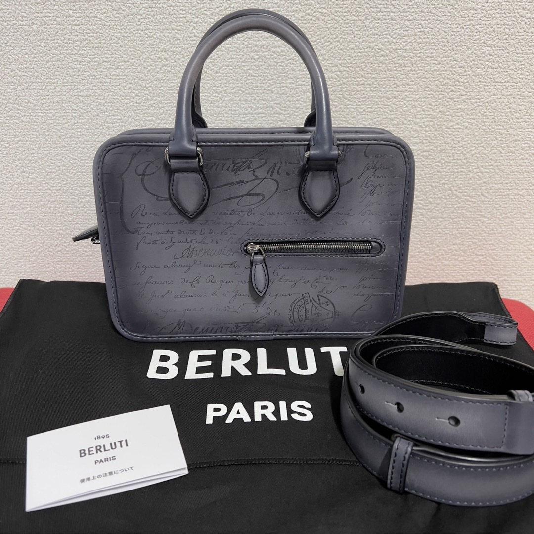 BERLUTI - 定価38.9万円 ベルルッティ アンジュールガリバーネオ レザーショルダーバッグ