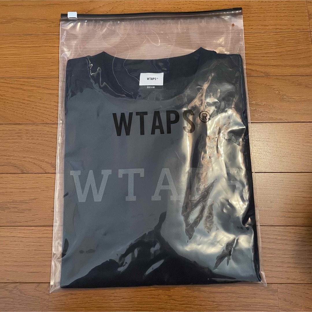 WTAPS ダブルタップス カレッジ ロゴ Tシャツ L ブラック-