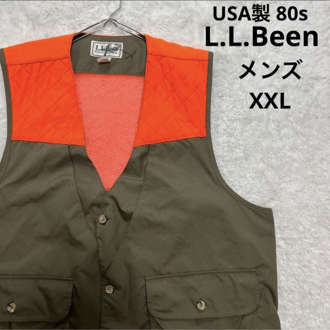 USA製　80s〜　L.L.Been ハンティングベスト　XXL ゆるダボ