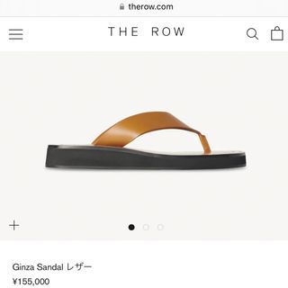 ショルダーバッグ38新品 The Row ザ ロウ ザロウ GINZA ギンザ トング サンダル