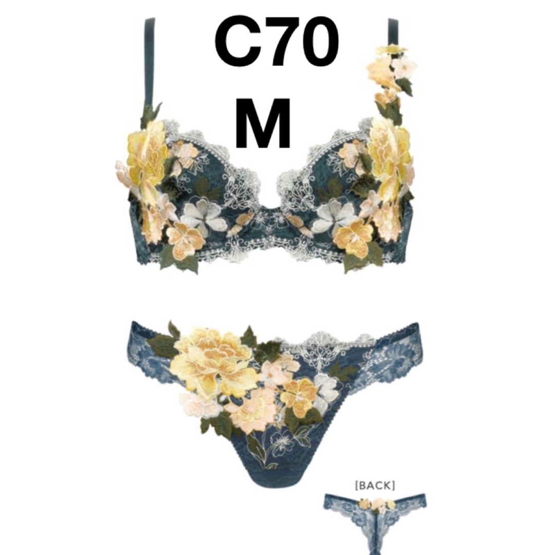 店舗限定 サルート フォークロア 59Gブラジャー H70ソング M PI-