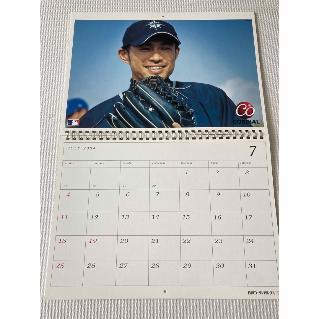 イチローカレンダー　イチロー 2004年度カレンダー 日興コーディアルグループ