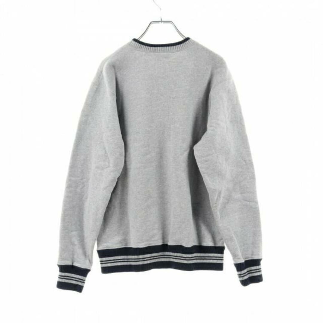 Felt Shadow Crewneck スウェットシャツ グレー ブルーグリーン ロゴ