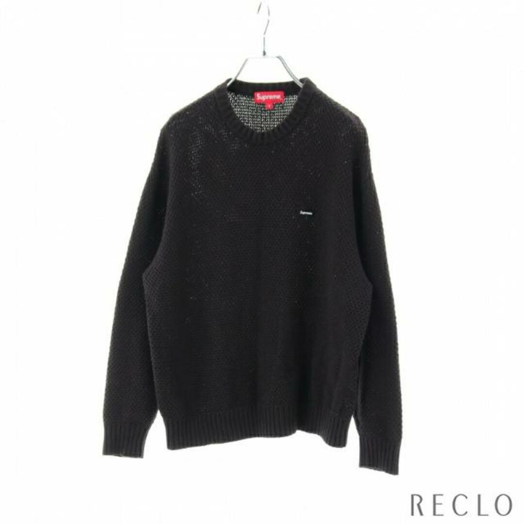 Supreme(シュプリーム)のTextured Small Box Sweater  ニット ロゴ ブラック 20AW メンズのトップス(ニット/セーター)の商品写真