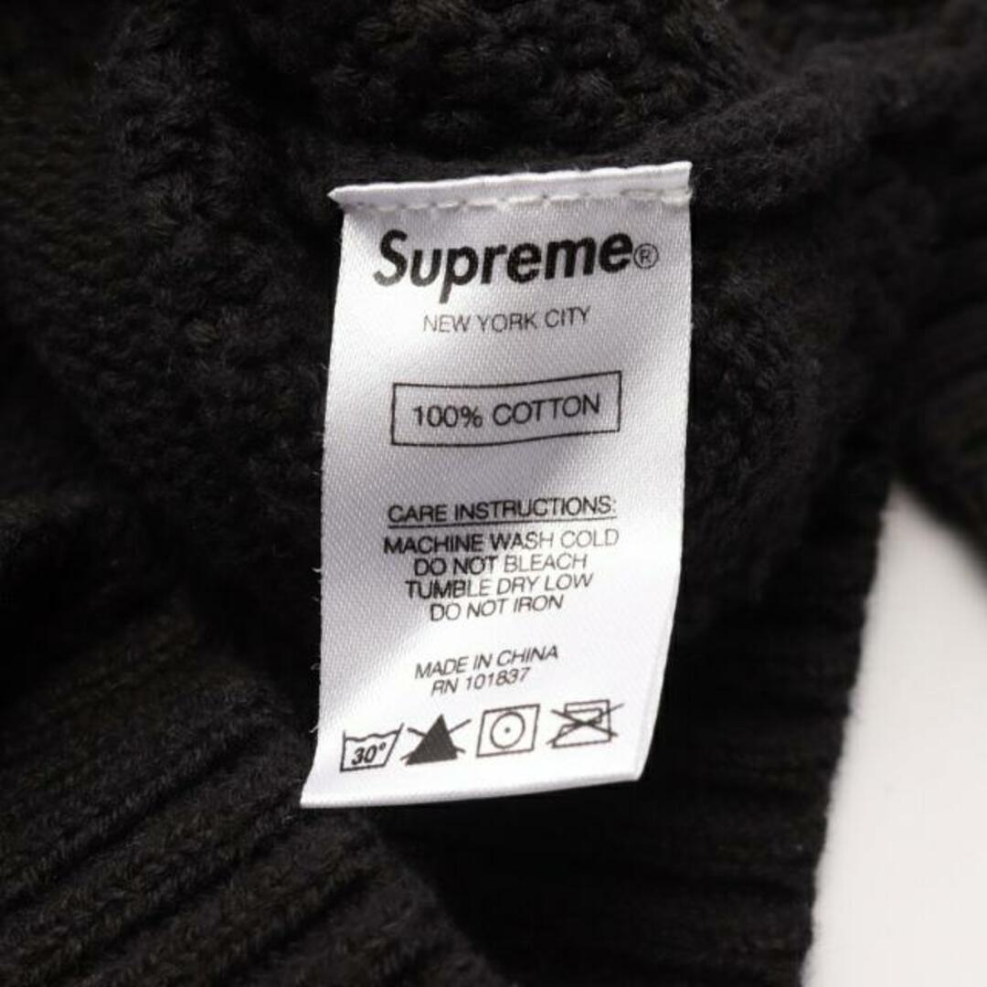 Supreme(シュプリーム)のTextured Small Box Sweater  ニット ロゴ ブラック 20AW メンズのトップス(ニット/セーター)の商品写真