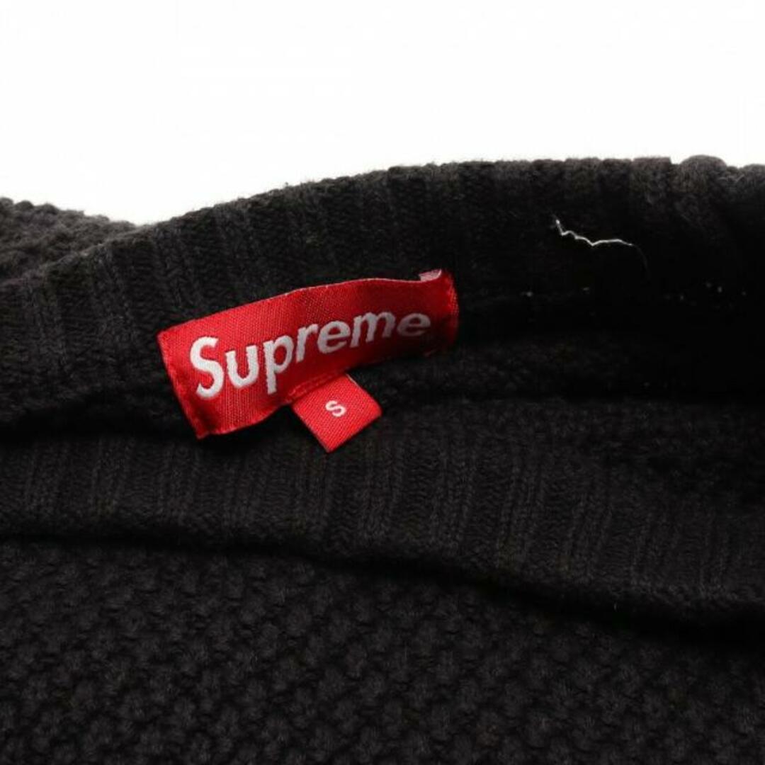 Supreme(シュプリーム)のTextured Small Box Sweater  ニット ロゴ ブラック 20AW メンズのトップス(ニット/セーター)の商品写真