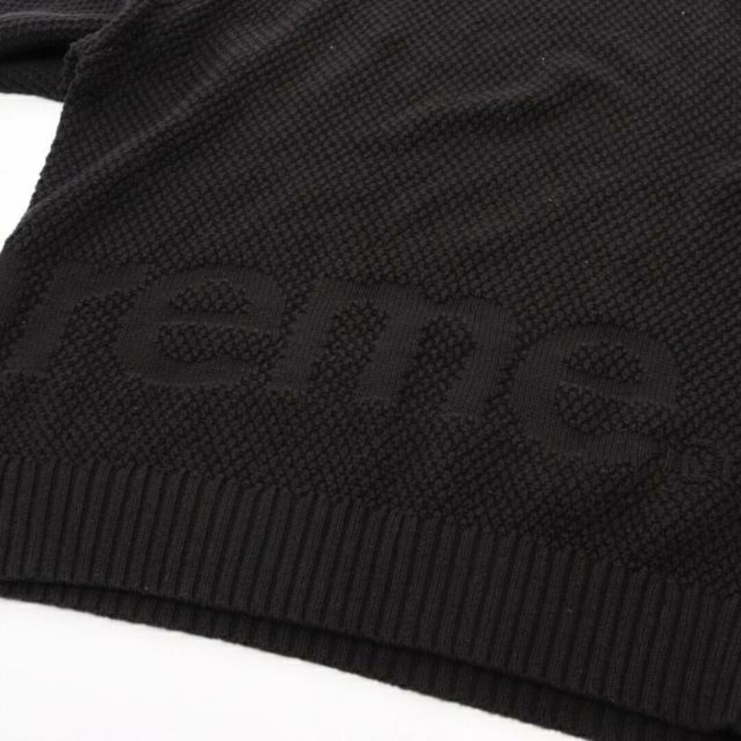 Supreme(シュプリーム)のTextured Small Box Sweater  ニット ロゴ ブラック 20AW メンズのトップス(ニット/セーター)の商品写真