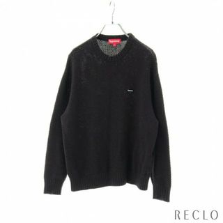 シュプリーム(Supreme)のTextured Small Box Sweater  ニット ロゴ ブラック 20AW(ニット/セーター)