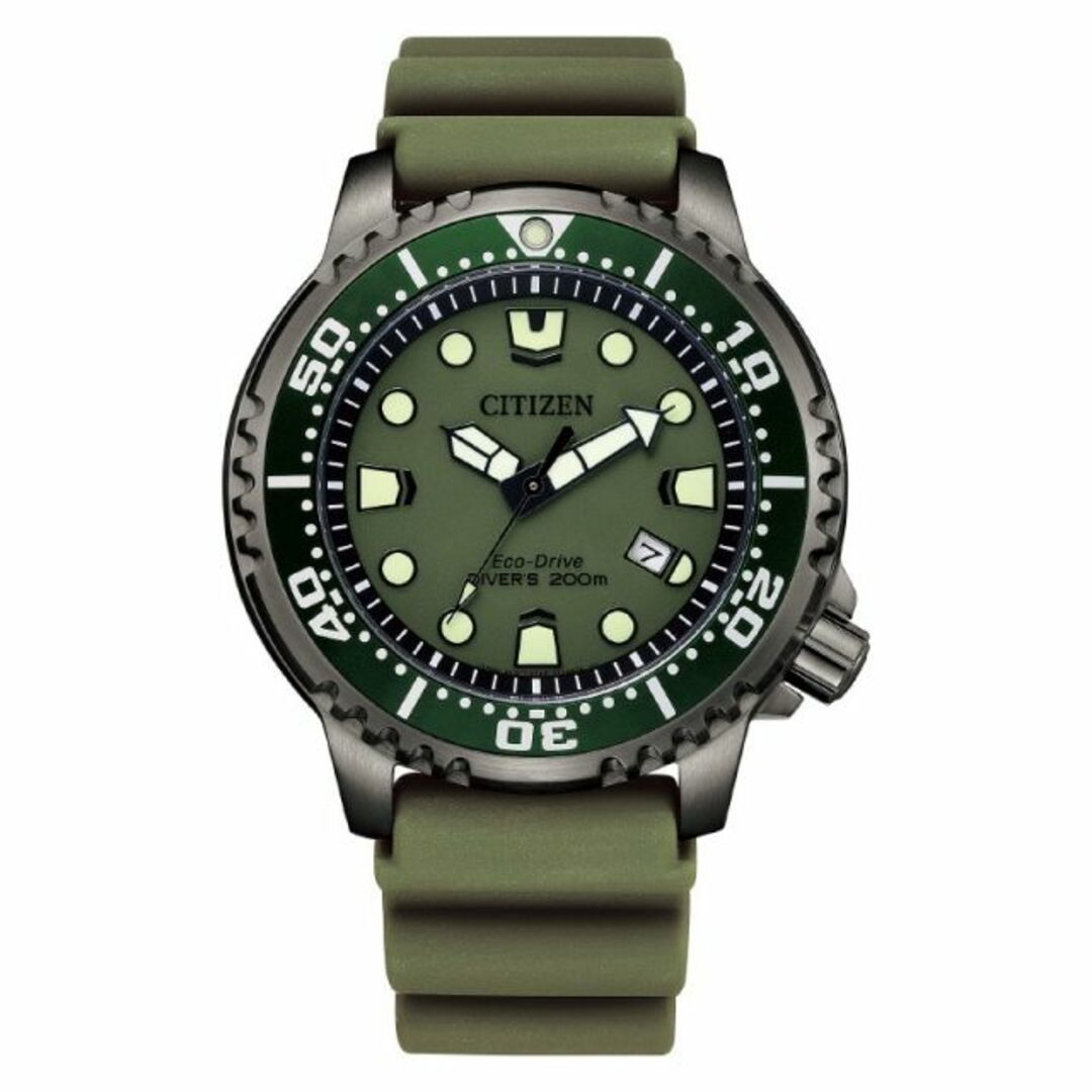 CITIZEN(シチズン)のシチズン CITIZEN 腕時計 メンズ プロマスター PROMASTER BN0157-11X グリーン エコドライブ Eco-Drive メンズの時計(腕時計(アナログ))の商品写真