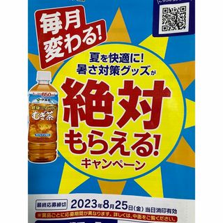 天然ミネラルむぎ茶　絶対もらえるキャンペーン　72ポイント(その他)