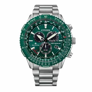 シチズン(CITIZEN)のシチズン CITIZEN 腕時計 メンズ プロマスター PROMASTER CB5004-59W グリーン エコドライブ 電波時計  Eco-Drive(腕時計(アナログ))