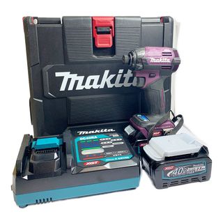 マキタ(Makita)の♭♭MAKITA マキタ 40V　充電式インパクトドライバ　付属品完備 TD002GDXAP パープル(その他)