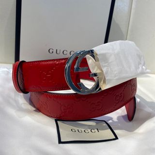 グッチ ベルト(メンズ)(レッド/赤色系)の通販 23点 | Gucciのメンズ