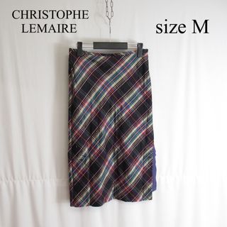 クリストフルメール(CHRISTOPHE LEMAIRE)の90s CHRISTOPHE LEMAIRE シルク スカート M フランス製(ロングスカート)