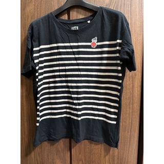 ユニクロ(UNIQLO)のUNIQLO ユニクロ　Tシャツ　M 中古　ボーダー　リトルミィ(Tシャツ(半袖/袖なし))