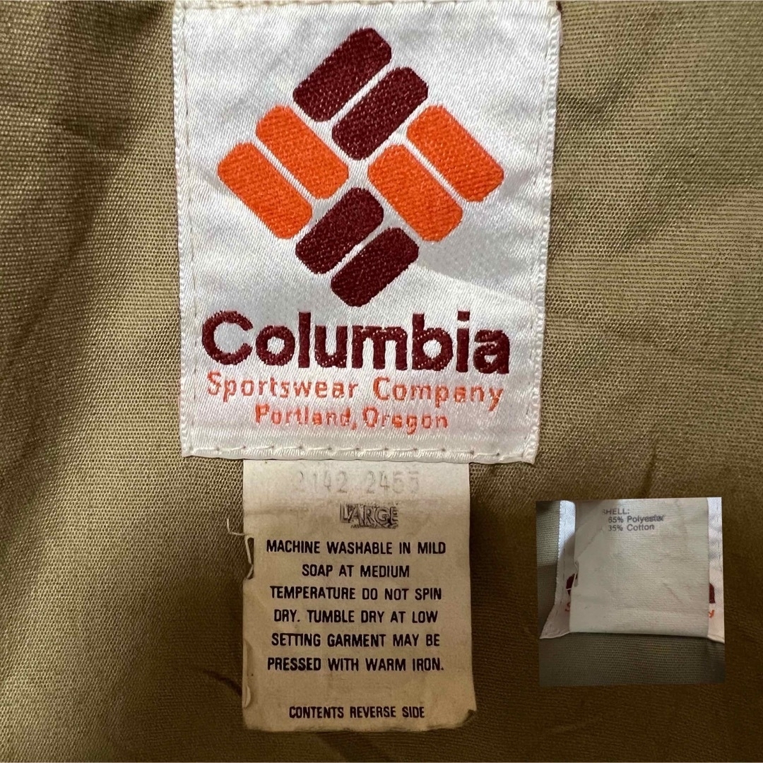 Columbia(コロンビア)の70s~ イエローストーンタグ Columbia ハンティングベスト メンズ L メンズのトップス(ベスト)の商品写真