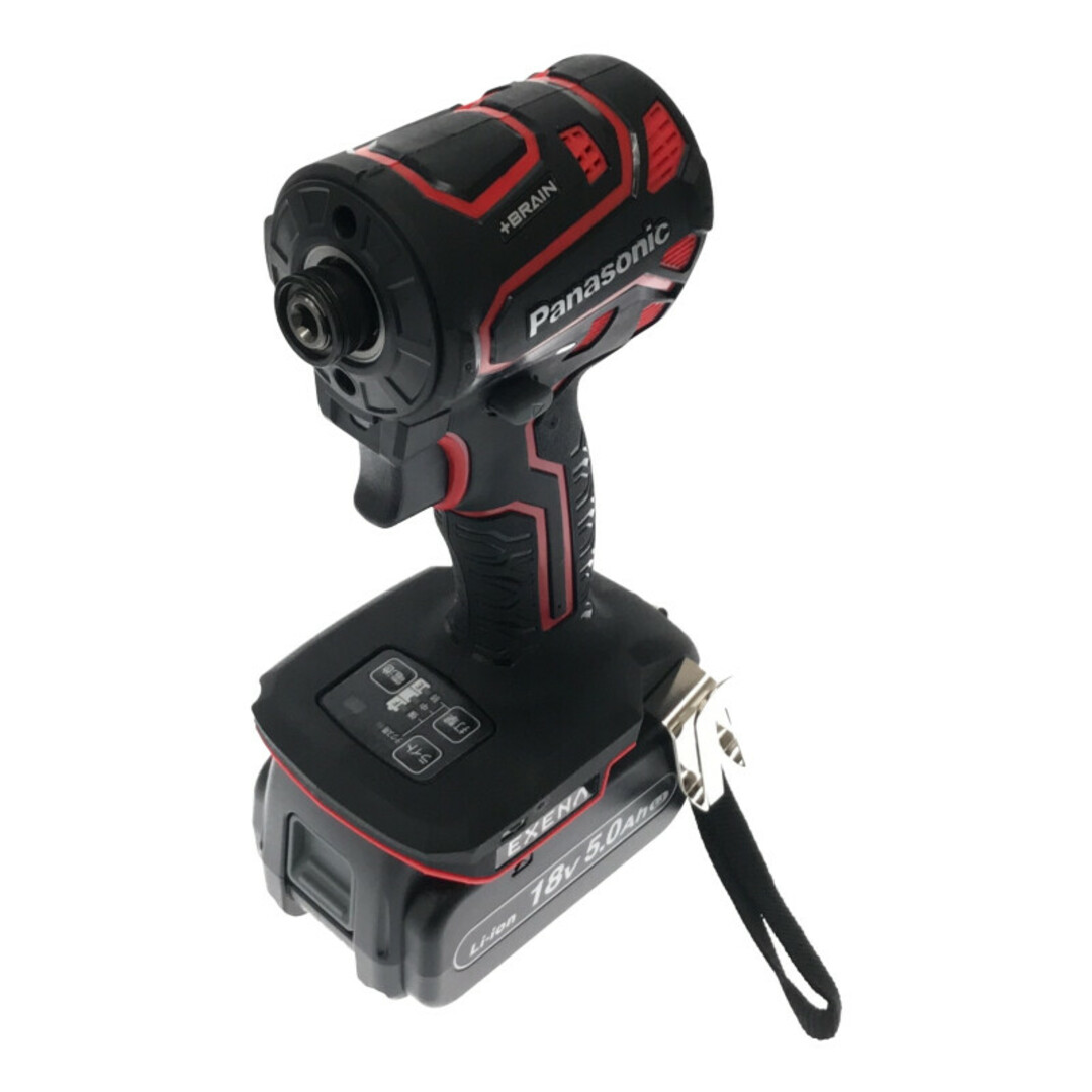 ☆未使用品☆ Panasonic パナソニック EXENA 14.4V/18V充電インパクトドライバ EZ1PD1J18D-R バッテリ2個付 充電器付 74376