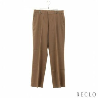 オーラリー(AURALEE)のLIGHT WOOL MAX GABARDINE SLACKS スラックス トラウザーズ ウール ライトブラウン(スラックス)