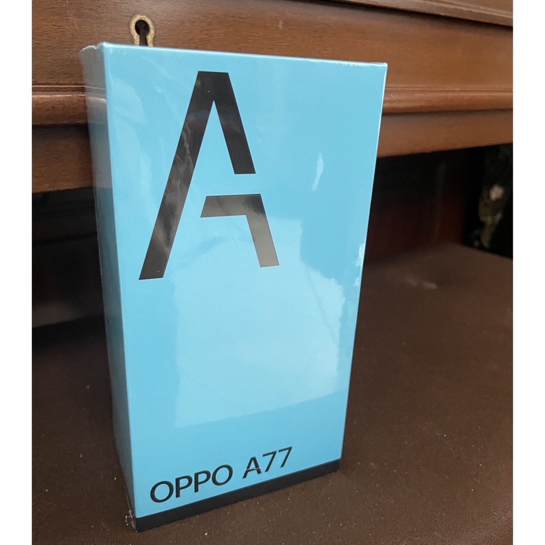 OPPO A77 ブルー SIMフリー スマートフォン スマホ 本体 オッポ顔指紋認証CPUコア数