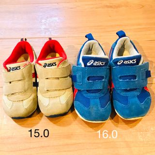 アシックス(asics)のasics 2足セット　15.0 16.0(スニーカー)