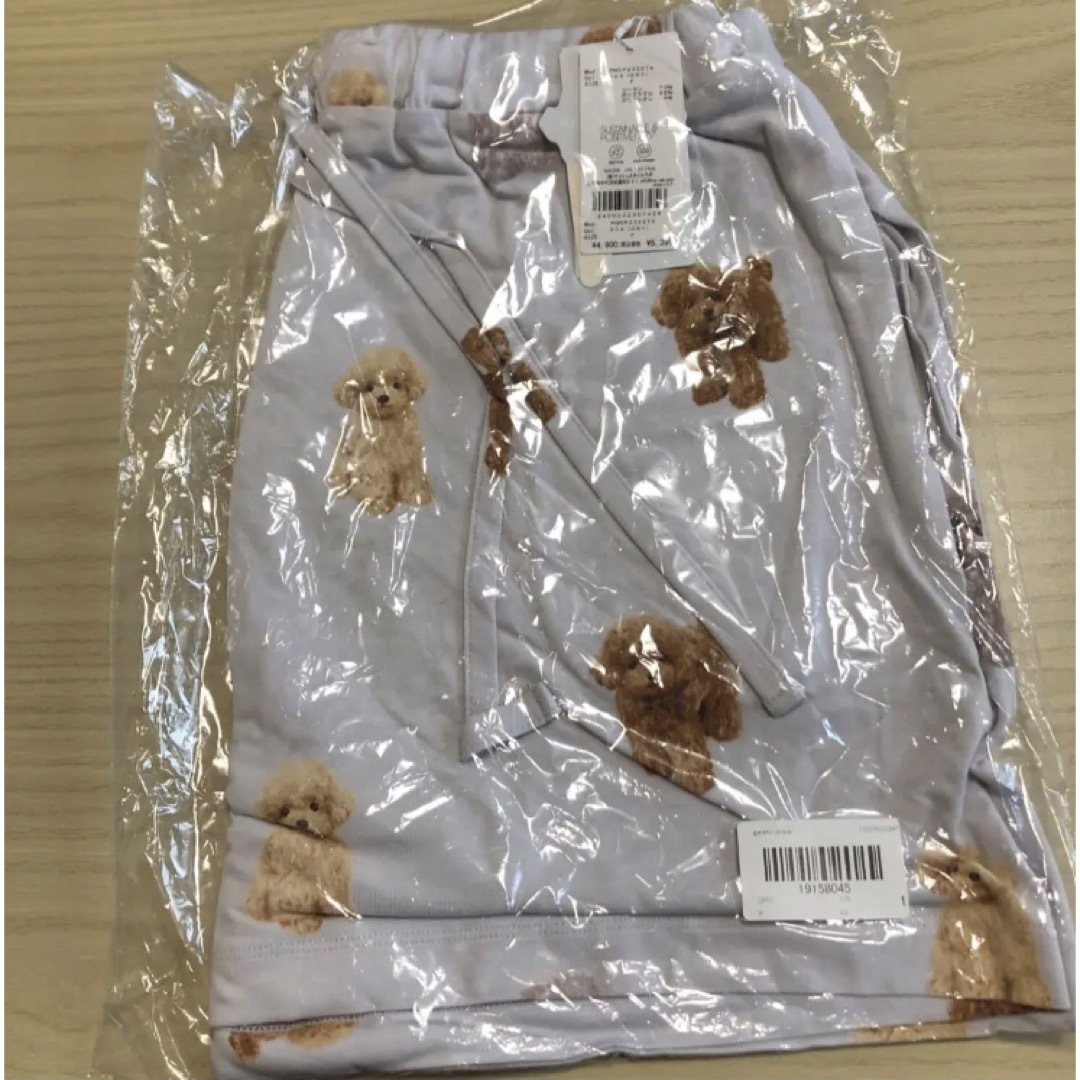 gelato pique - ジェラートピケ トイプードル柄ワンポイントTシャツ