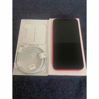 アイフォーン(iPhone)の【美品】iPhone12mini  64GB  レッド(スマートフォン本体)