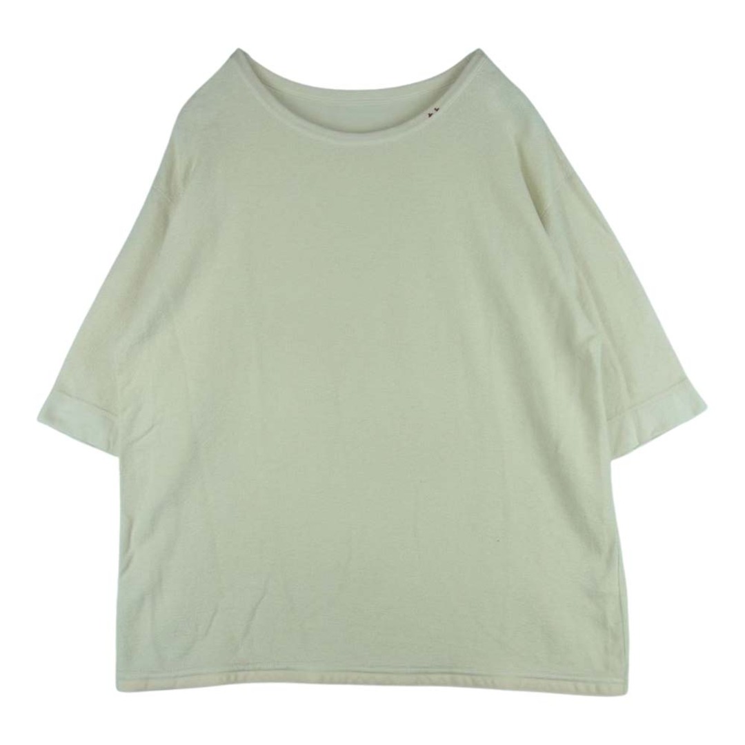 PORTER CLASSIC ポータークラシック 21SS SUMMER PILE T-SHIRT サマー パイル Tシャツ オフホワイト系 ライトベージュ系 3