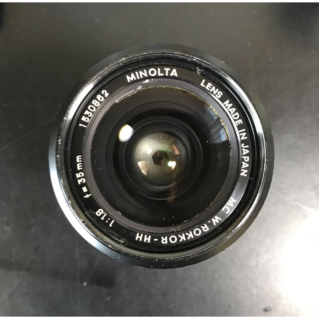 KONICA MINOLTA(コニカミノルタ)のMINOLTA MC W.ROKKOR HH 35mm F1.8 スマホ/家電/カメラのカメラ(レンズ(単焦点))の商品写真
