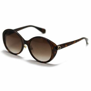 グッチ(Gucci)のGUCCI グッチ サングラス ブラウン GG0370SK 002 ユニセックス 56ロ19-145【中古】(サングラス/メガネ)