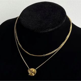 アメリヴィンテージ(Ameri VINTAGE)のMultiway tie necklace gold No.1100(ネックレス)