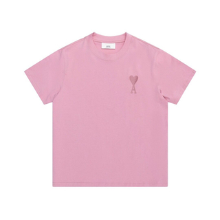 新品未使用タグ付き　AMI PARIS アミパリ　Tシャツ　ピンク