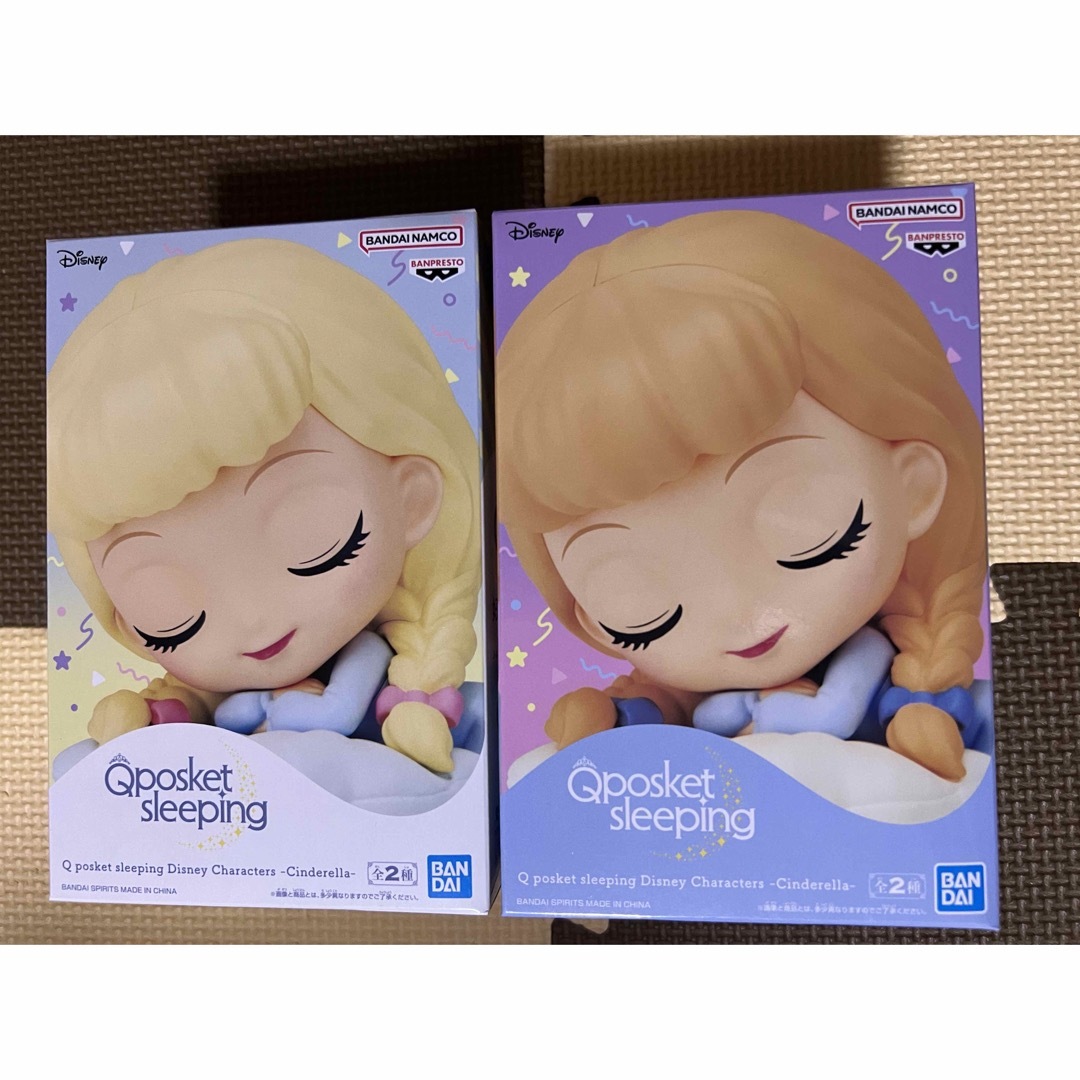 シンデレラ(シンデレラ)のQposket sleeping シンデレラ 2種セット エンタメ/ホビーのアニメグッズ(その他)の商品写真